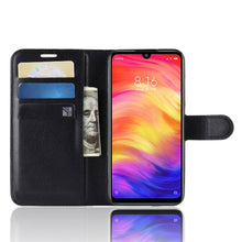 Load image into Gallery viewer, Litchi Texture Horizontal Flip Leather Case for Xiaomi Redmi Note 7, with Wallet &amp; Holder &amp; Card Slots
