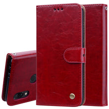 Load image into Gallery viewer, Business Style Oil Wax Texture Horizontal Flip Leather Case for Xiaomi Redmi 7, with Holder &amp; Card Slots &amp; Wallet, For Xiaomi Redmi 7
