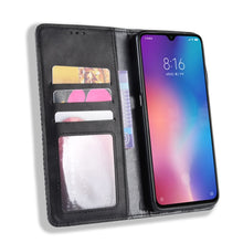 Load image into Gallery viewer, Magnetic Buckle Retro Texture Horizontal Flip Leather Case for Xiaomi Mi 9, with Holder &amp; Card Slots &amp; Wallet