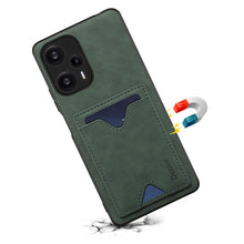 Load image into Gallery viewer, Denior PU Back Cover Card Slot Holder Phone Case For Xiaomi Redmi Note 12 Turbo / Poco F5, For Xiaomi Redmi Note 12 Turbo / Poco F5