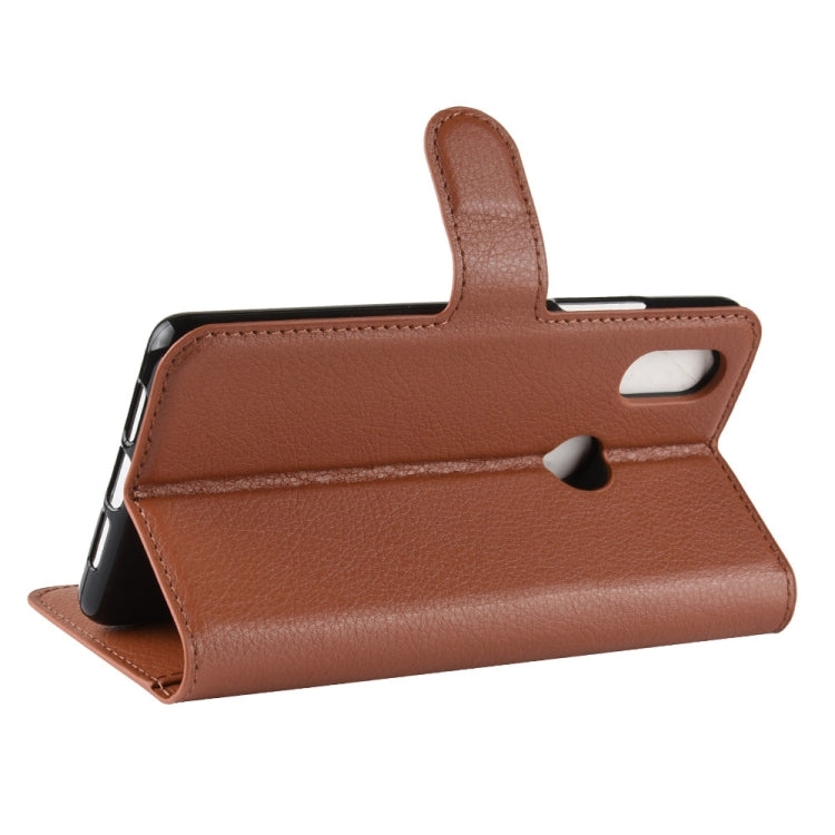 Litchi Texture Horizontal Flip Leather Case for Xiaomi Mi 8 SE, with Wallet & Holder & Card Slots