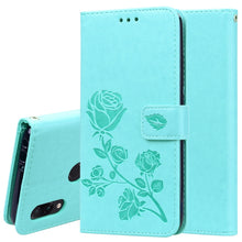 Load image into Gallery viewer, Rose Embossed Horizontal Flip PU Leather Case for Xiaomi Redmi 7, with Holder &amp; Card Slots &amp; Wallet