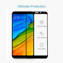 Load image into Gallery viewer, For Xiaomi  Redmi 5 Plus 9H Surface Hardness 2.5D Edge Anti-scratch Silk-screen Full Screen HD Tempered Glass Screen Protector