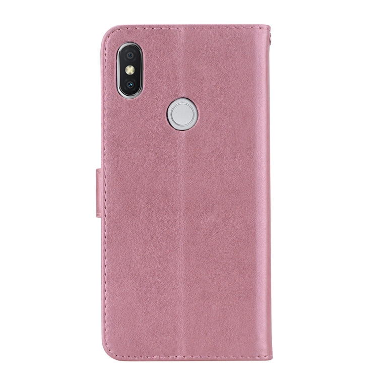 Rose Embossed Horizontal Flip Environmental PU Leather Case for Xiaomi Redmi S2, with Holder & Card Slots & Wallet, For Xiaomi Redmi S2