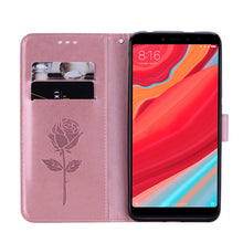 Load image into Gallery viewer, Rose Embossed Horizontal Flip Environmental PU Leather Case for Xiaomi Redmi S2, with Holder &amp; Card Slots &amp; Wallet, For Xiaomi Redmi S2