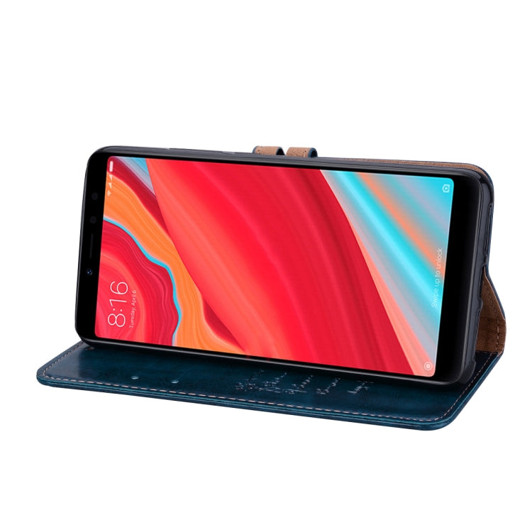 Business Style Oil Wax Texture Horizontal Flip Leather Case for Xiaomi Redmi S2, with Holder & Card Slots & Wallet, For Xiaomi S2