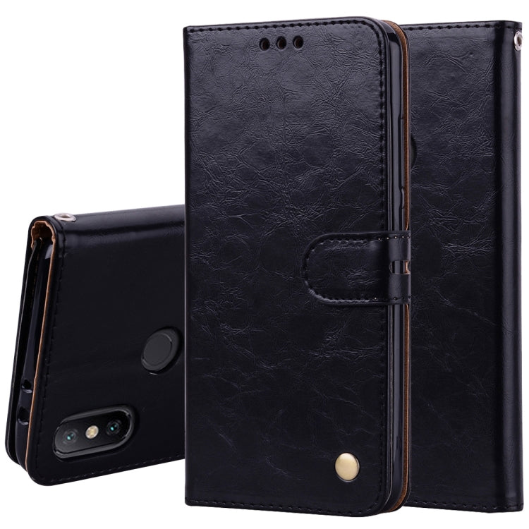 Business Style Oil Wax Texture Horizontal Flip Leather Case for Xiaomi Mi 6X / A2, with Holder & Card Slots & Wallet, For Xiaomi Mi 6X, For Xiaomi Mi 6X / A2