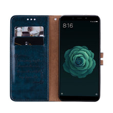 Load image into Gallery viewer, Business Style Oil Wax Texture Horizontal Flip Leather Case for Xiaomi Mi 6X / A2, with Holder &amp; Card Slots &amp; Wallet, For Xiaomi Mi 6X, For Xiaomi Mi 6X / A2