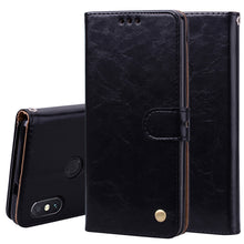 Load image into Gallery viewer, Business Style Oil Wax Texture Horizontal Flip Leather Case for Xiaomi Redmi Note 5 Pro, with Holder &amp; Card Slots &amp; Wallet, For Xiaomi Note 5 Pro