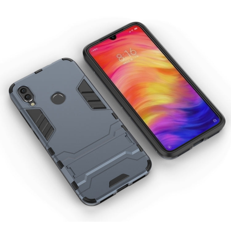 Shockproof PC + TPU Case for XiaoMi RedMi Note 7, with Holder, XiaoMi RedMi Note 7