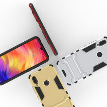 Load image into Gallery viewer, Shockproof PC + TPU Case for XiaoMi RedMi Note 7, with Holder, XiaoMi RedMi Note 7