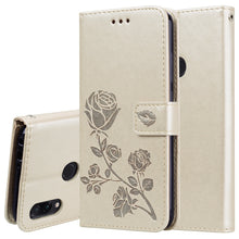 Load image into Gallery viewer, Rose Embossed Horizontal Flip PU Leather Case for Xiaomi Redmi Note 7, with Holder &amp; Card Slots &amp; Wallet