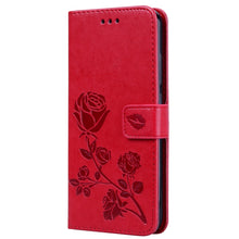 Load image into Gallery viewer, Rose Embossed Horizontal Flip PU Leather Case for Xiaomi Redmi Note 7, with Holder &amp; Card Slots &amp; Wallet