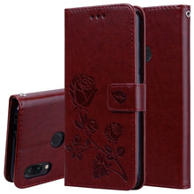Load image into Gallery viewer, Rose Embossed Horizontal Flip PU Leather Case for Xiaomi Redmi Note 7, with Holder &amp; Card Slots &amp; Wallet