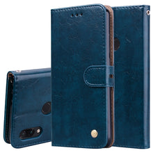 Load image into Gallery viewer, Business Style Oil Wax Texture Horizontal Flip Leather Case for Xiaomi Redmi Note7, with Holder &amp; Card Slots &amp; Wallet, For Xiaomi Redmi Note7