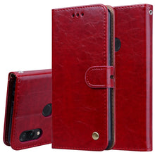 Load image into Gallery viewer, Business Style Oil Wax Texture Horizontal Flip Leather Case for Xiaomi Redmi Note7, with Holder &amp; Card Slots &amp; Wallet, For Xiaomi Redmi Note7