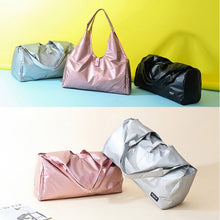 Load image into Gallery viewer, Soft Nylon Cloth Shoulder Sports Gym Yoga Handbag