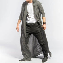 Load image into Gallery viewer, Mens Casual Loose Long Cardigans Coat (Color:Black Size:S), S, M, L, XL, XXL, XXXL