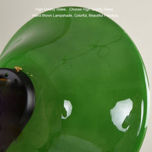 Load image into Gallery viewer, LED Industrial Edison Vintage Style Hanging lamp Green Emerald Glass Pendant Light with E27 Bulb