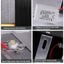 Load image into Gallery viewer, 6W Stair Kitchen Bathroom Laundry Room Hallway Closet LED Wall Lamp, AC 110-240V
