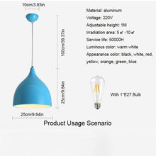Load image into Gallery viewer, Restaurant Chandelier Simple Modern Single-head Dining Table Lamp Fashion Aisle Living Room Bar