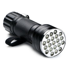 Load image into Gallery viewer, UV 21 LEDs 395NM Ultra Violet Torch LED Flashlight Light Lamp Detector for Dog Urine Pet Stains