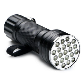 UV 21 LEDs 395NM Ultra Violet Torch LED Flashlight Light Lamp Detector for Dog Urine Pet Stains, 21 LEDs