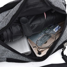 Load image into Gallery viewer, Pure Color Multi-function Casual Pockets Waterproof Chest Bag Waist Sport Bag