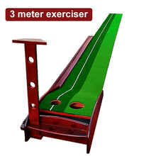 Load image into Gallery viewer, PGM 3m Golf Solid Wood Putter Trainer Practice Set Training Mat