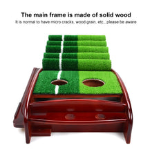 Load image into Gallery viewer, PGM 3m Golf Solid Wood Putter Trainer Practice Set Training Mat