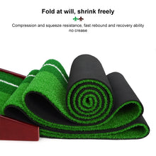 Load image into Gallery viewer, PGM 3m Golf Solid Wood Putter Trainer Practice Set Training Mat