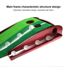 Load image into Gallery viewer, PGM 3m Golf Solid Wood Putter Trainer Practice Set Training Mat