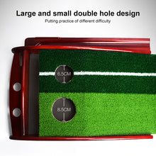 Load image into Gallery viewer, PGM 3m Golf Solid Wood Putter Trainer Practice Set Training Mat