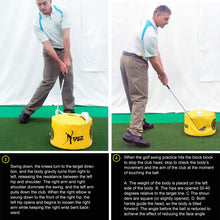 Load image into Gallery viewer, PGM Multi-Function Golf Power Impact Waterproof Practice Training Smash Hit Strike Bag Trainer Exercise Package, Size: 26 x 44cm