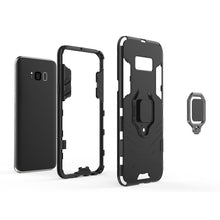 Load image into Gallery viewer, PC + TPU Shockproof Protective Case for Galaxy S8+, with Magnetic Ring Holder