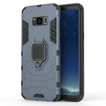 Load image into Gallery viewer, PC + TPU Shockproof Protective Case for Galaxy S8+, with Magnetic Ring Holder