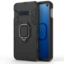 Load image into Gallery viewer, PC + TPU Shockproof Protective Case for Galaxy S10e, with Magnetic Ring Holder