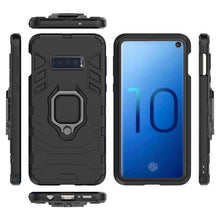 Load image into Gallery viewer, PC + TPU Shockproof Protective Case for Galaxy S10e, with Magnetic Ring Holder