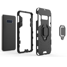 Load image into Gallery viewer, PC + TPU Shockproof Protective Case for Galaxy S10e, with Magnetic Ring Holder