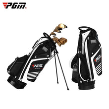 Load image into Gallery viewer, PGM Golf Nylon Lightweight Bag with Holder(Black Green)