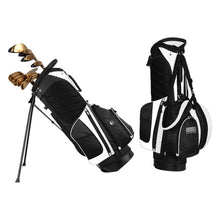 Load image into Gallery viewer, PGM Golf Nylon Lightweight Bag with Holder(Black Green)