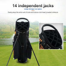 Load image into Gallery viewer, PGM Golf Nylon Lightweight Bag with Holder(Black Green)