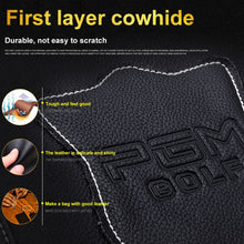 Load image into Gallery viewer, PGM Golf Portable Large Capacity Genuine Leather Ball Bag Clothing Bag for Men, Built-in Shoe Bag