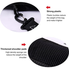 Load image into Gallery viewer, PGM Golf Foldable Portable Nylon Ball Bag(Black Silver)