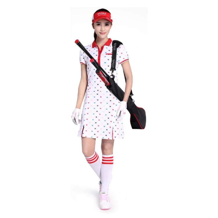 PGM Golf Foldable Portable Nylon Ball Bag(Black Silver)