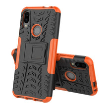 Load image into Gallery viewer, Tire Texture TPU+PC Shockproof Phone Case for Xiaomi Redmi Note 7, with Holder