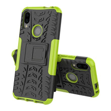 Load image into Gallery viewer, Tire Texture TPU+PC Shockproof Phone Case for Xiaomi Redmi Note 7, with Holder
