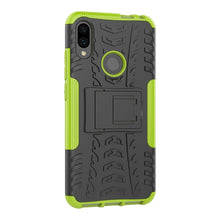 Load image into Gallery viewer, Tire Texture TPU+PC Shockproof Phone Case for Xiaomi Redmi Note 7, with Holder
