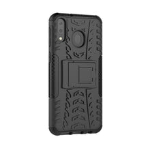 Load image into Gallery viewer, Tire Texture TPU+PC Shockproof Case for Galaxy M20, with Holder