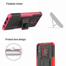 Load image into Gallery viewer, Tire Texture TPU+PC Shockproof Case for Galaxy M20, with Holder